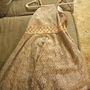 Medium Biege Strap Sundress
